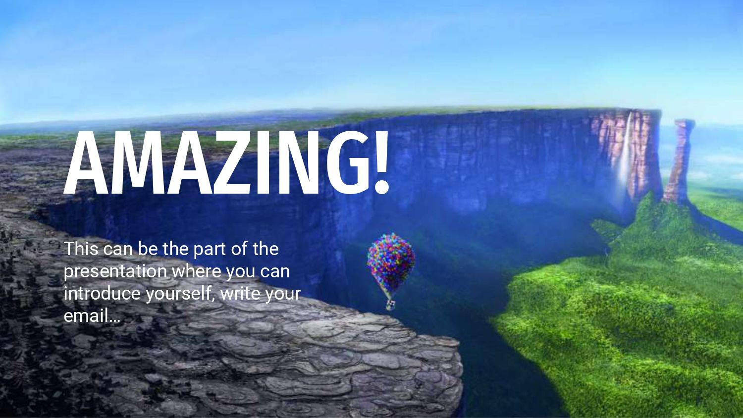 Plantilla PowerPoint de UP