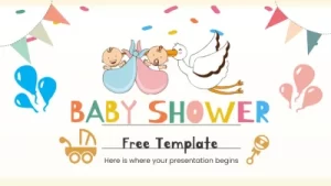 Plantilla PowerPoint de Baby Shower