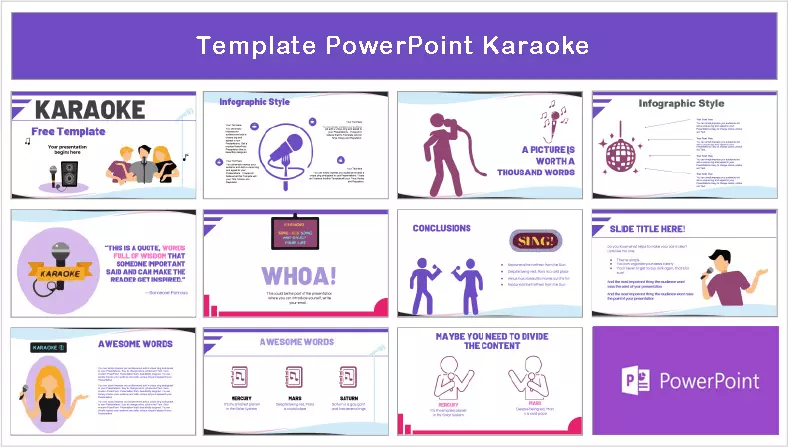 Karaoke Plantilla PowerPoint