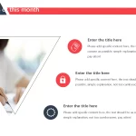 Azul con Rojo Plantilla PowerPoint