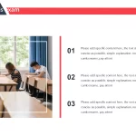 Azul con Rojo Plantilla PowerPoint