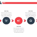 Azul con Rojo Plantilla PowerPoint