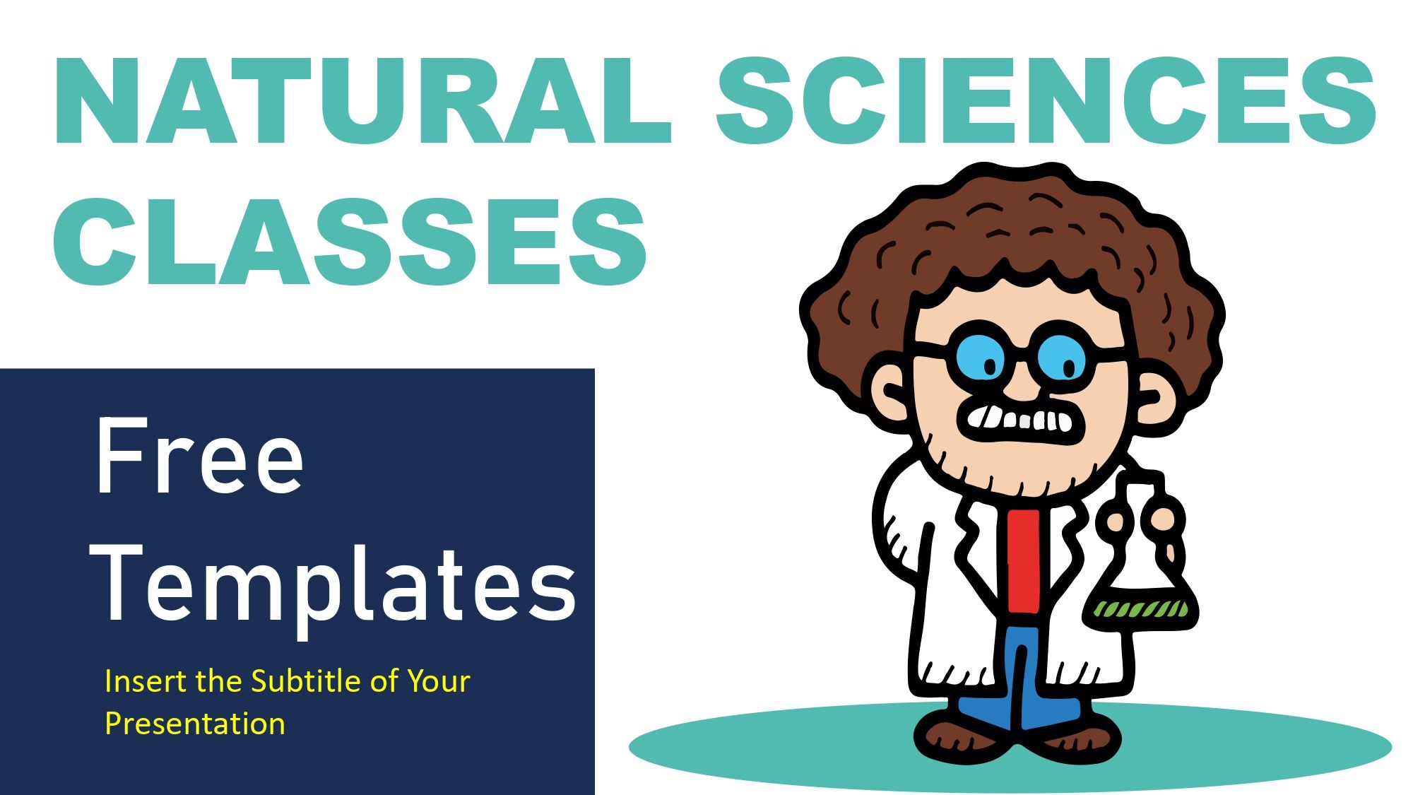 Clases de Ciencias Naturales Plantilla PowerPoint