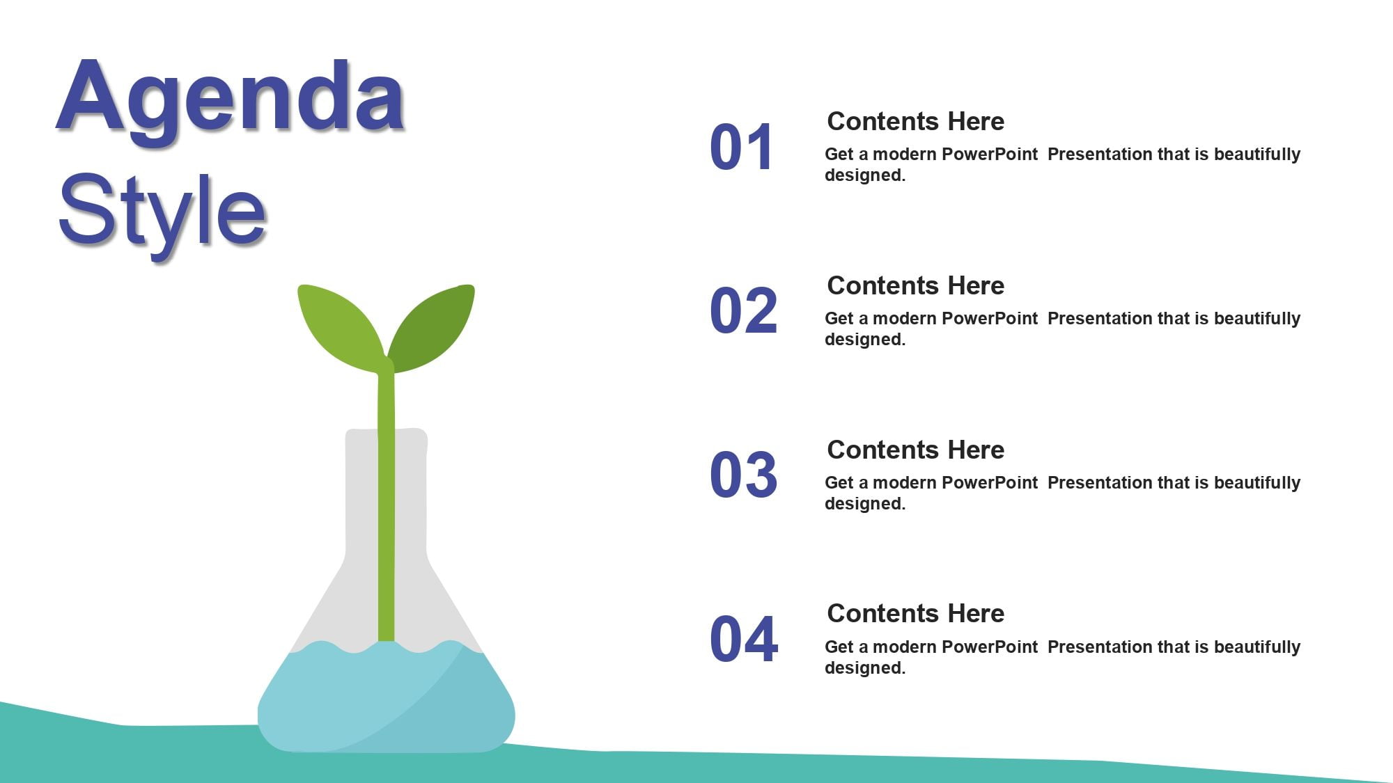 Clases de Ciencias Naturales Plantilla PowerPoint
