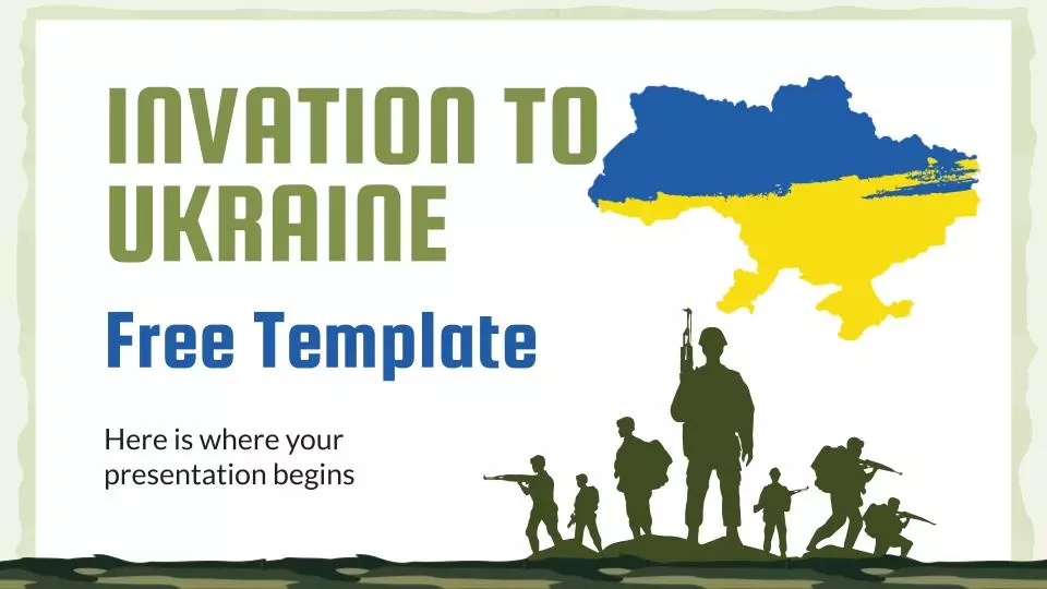 Invasión a Ucrania Plantilla PowerPoint