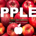 Manzanas Plantilla PowerPoint