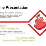 Manzanas Plantilla PowerPoint