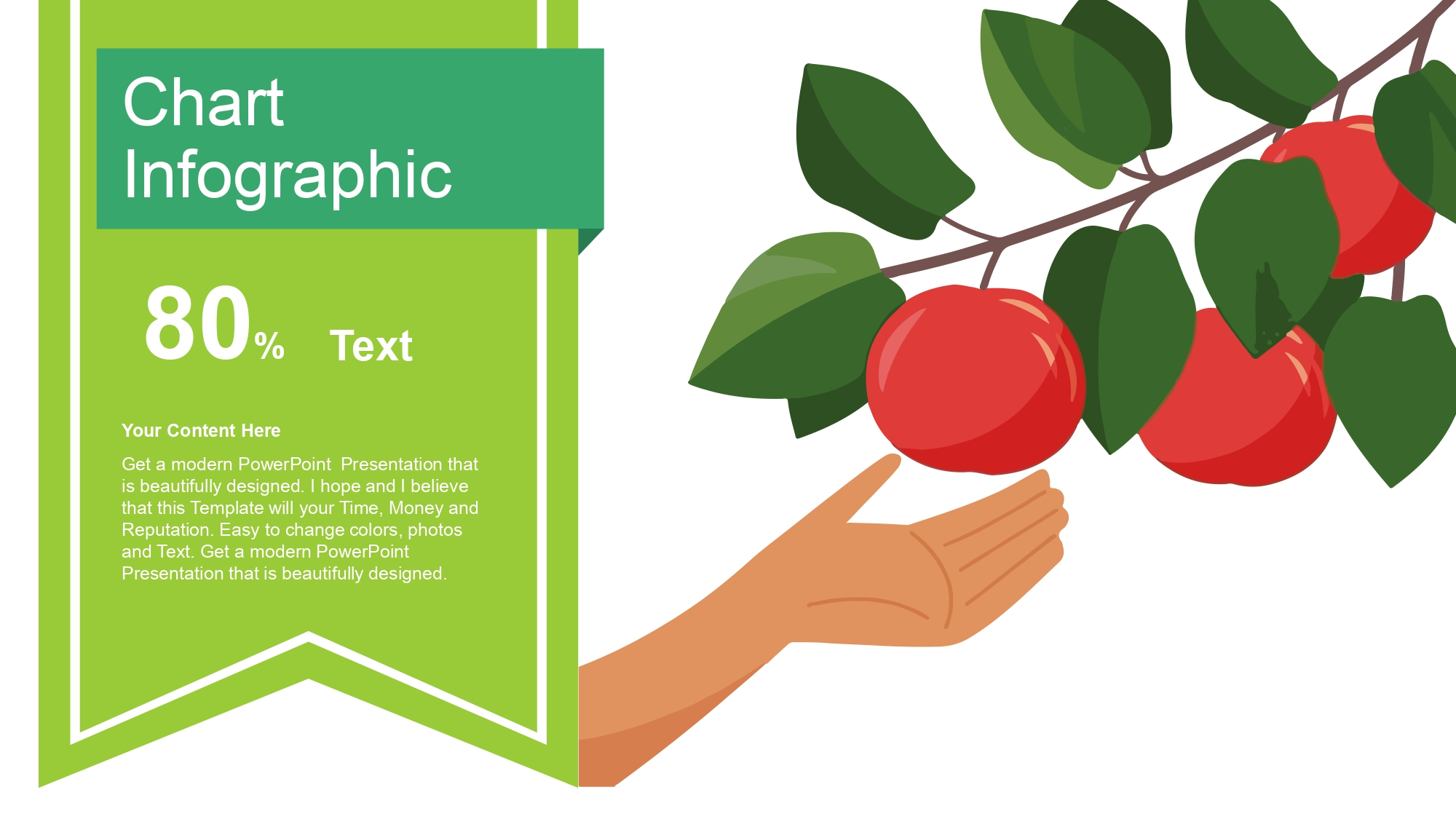 Manzanas Plantilla PowerPoint