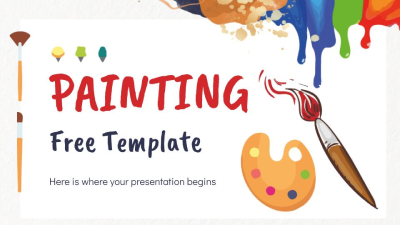 Plantillas para PowerPoint de Pintura