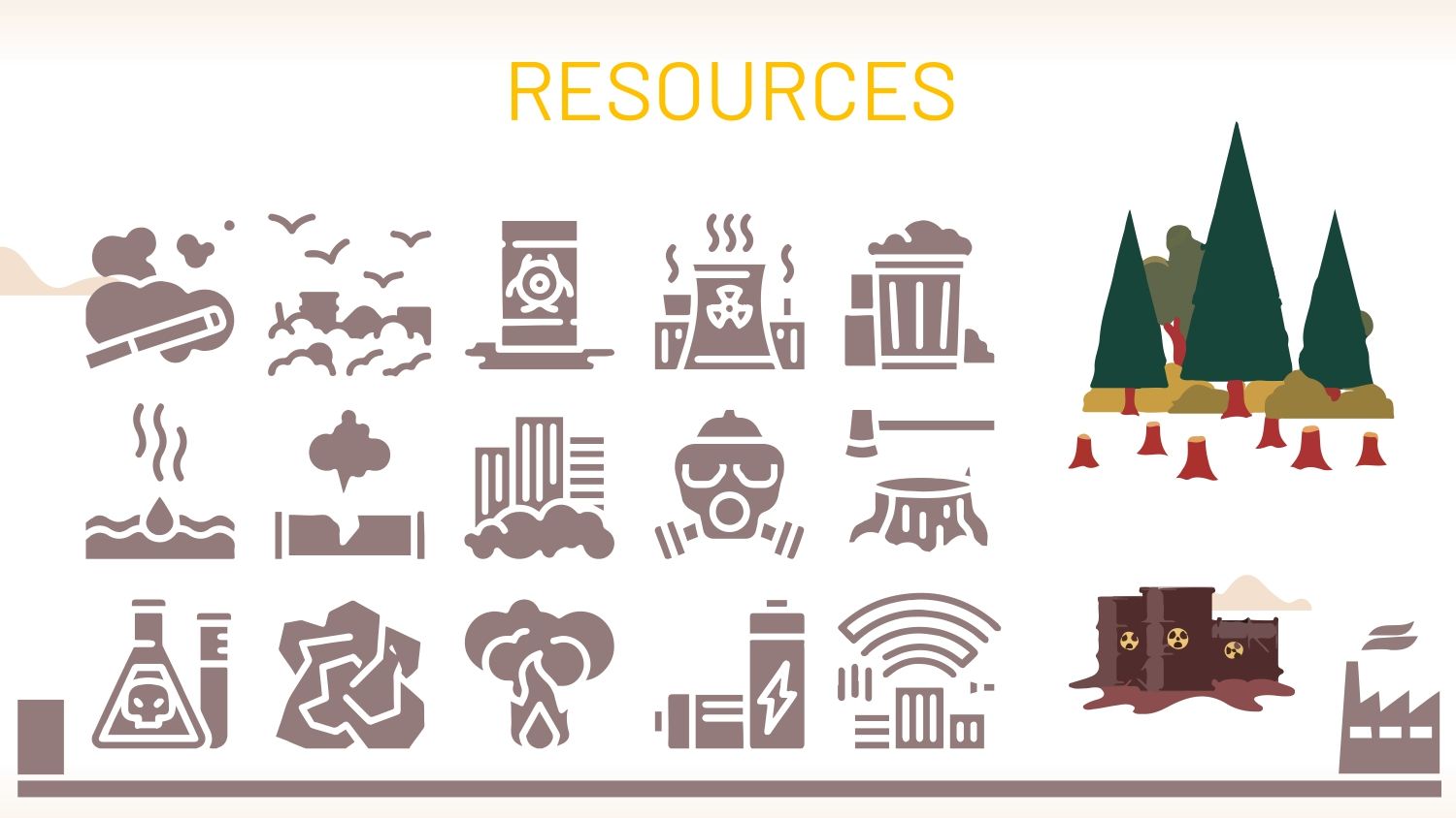 Plantilla PowerPoint de Contaminación | Temas PPT y Google Slides