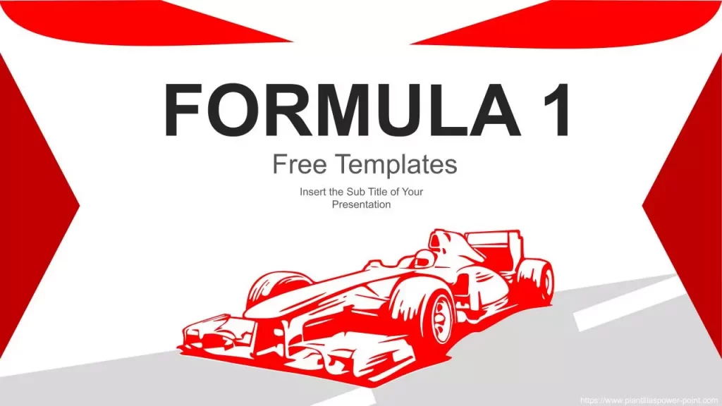 Plantilla PowerPoint de Formula 1