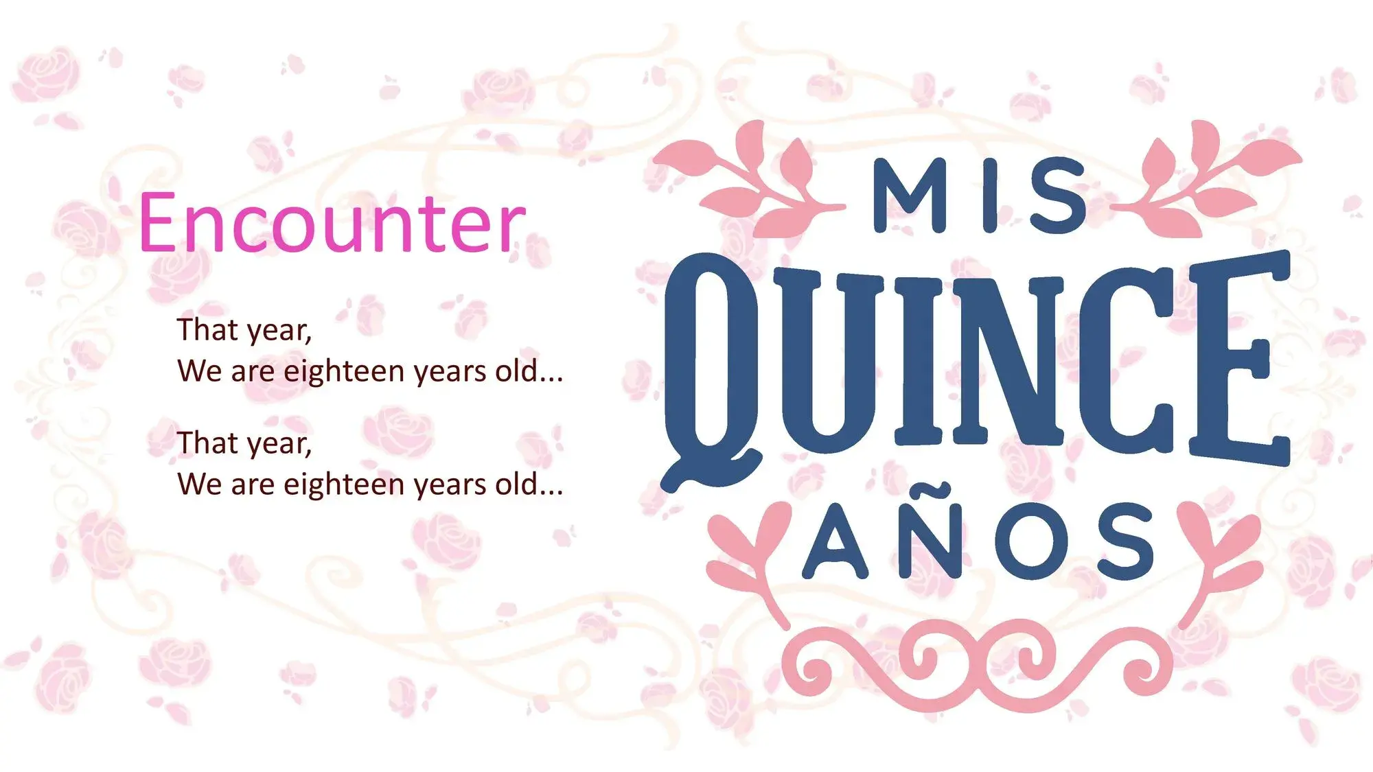 Plantilla PowerPoint de Quince Años