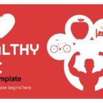 Plantilla PowerPoint de Vida Saludable