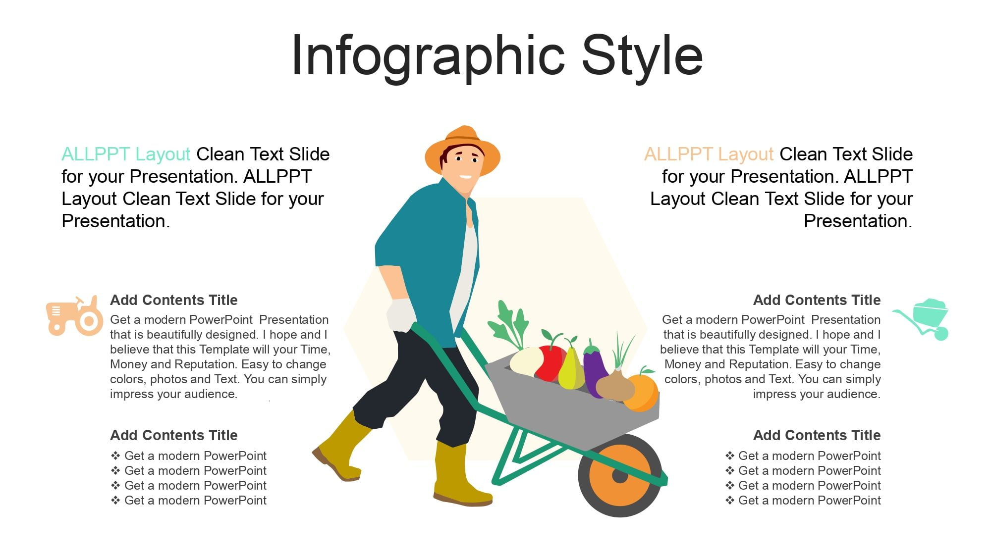 Plantilla para PowerPoint de Cosecha