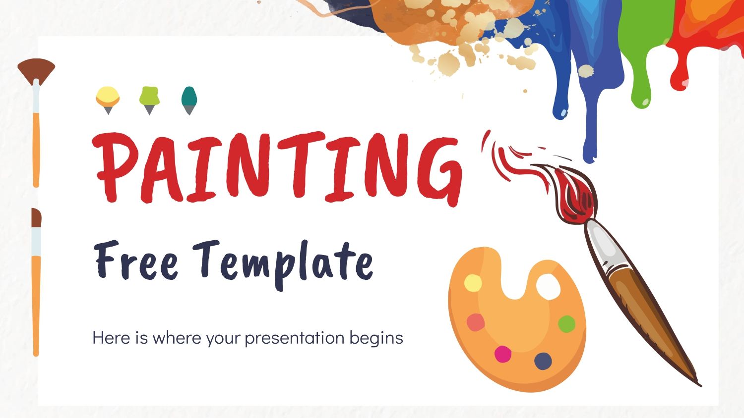 Plantillas para PowerPoint de Pintura