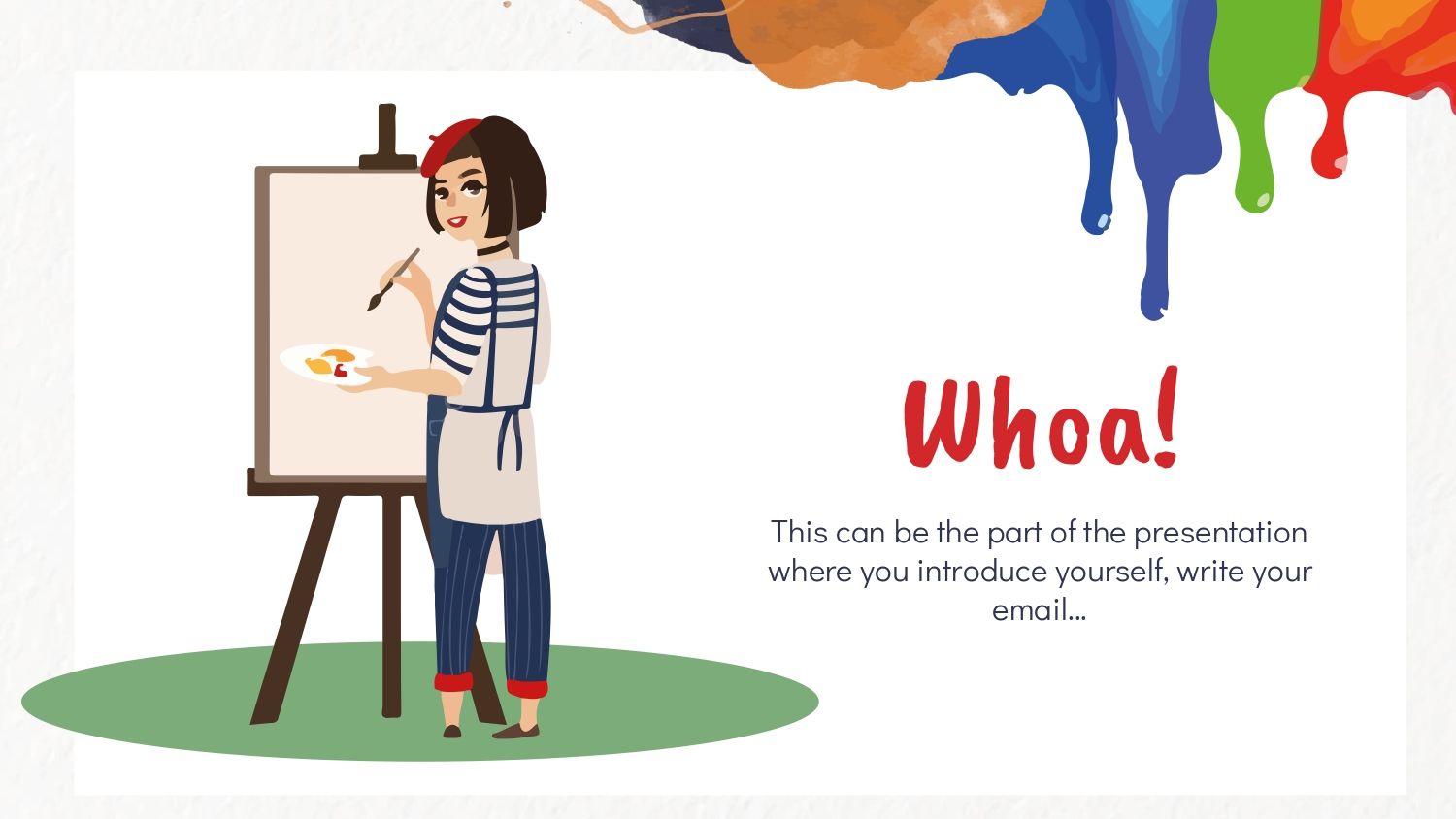 Plantillas para PowerPoint de Pintura