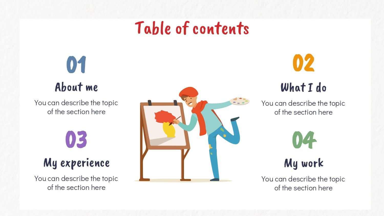 Plantillas para PowerPoint de Pintura
