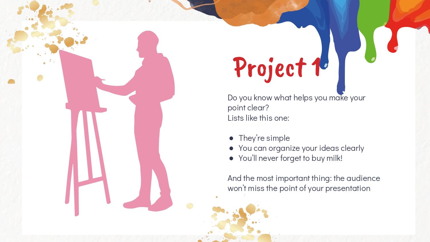 Plantillas para PowerPoint de Pintura