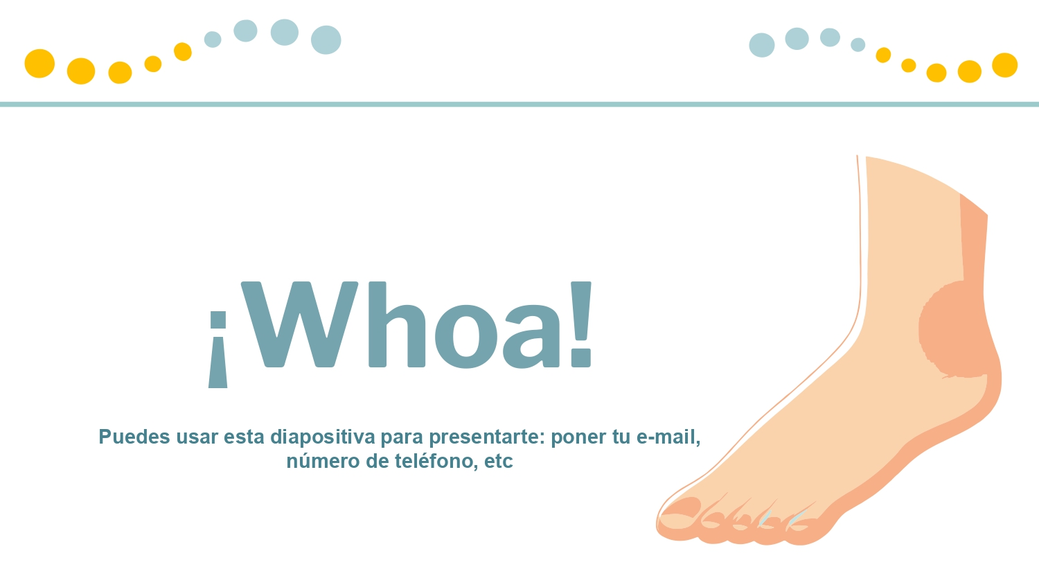Podología Plantilla PowerPoint