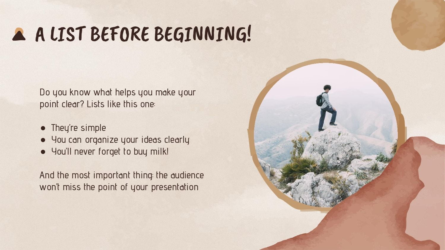 Día Internacional de las Montañas Plantilla PowerPoint