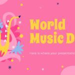 Día Mundial de la Música Plantilla PowerPoint