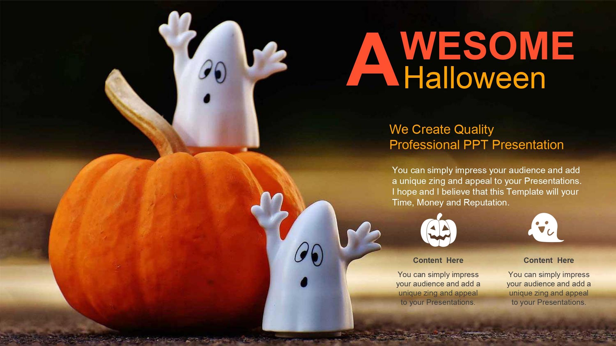 Fiesta de Halloween Plantilla PowerPoint