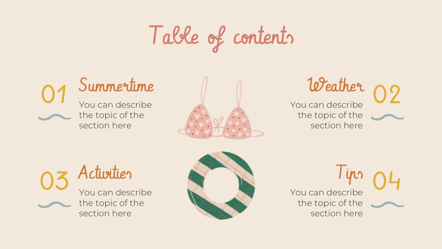 Llego el Verano Plantilla PowerPoint