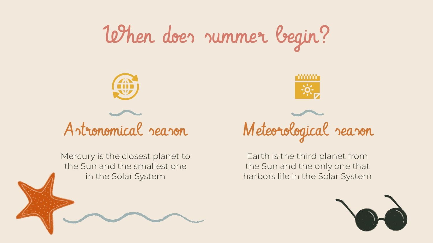 Llego el Verano Plantilla PowerPoint