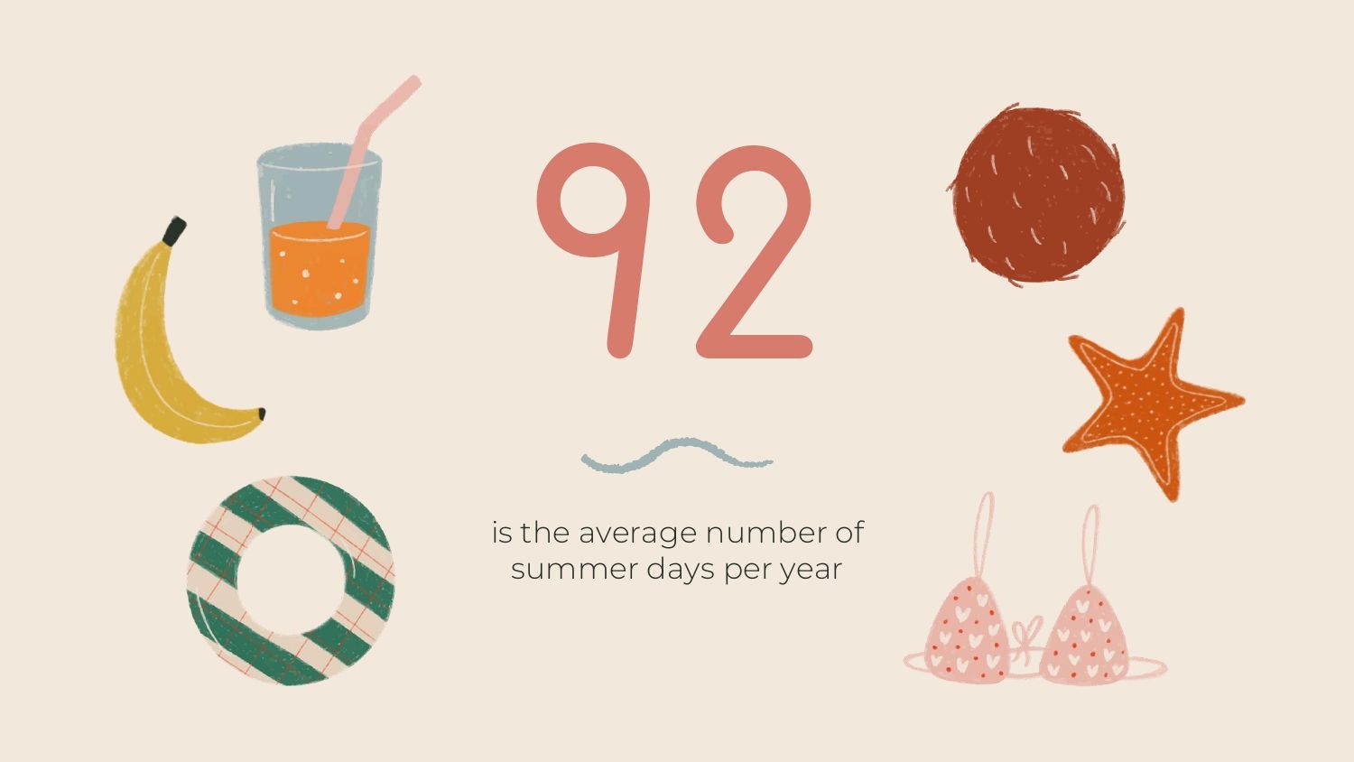 Llego el Verano Plantilla PowerPoint