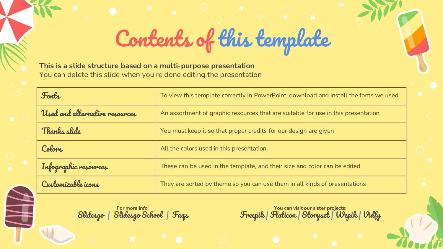 Mes del Helado Plantilla PowerPoint