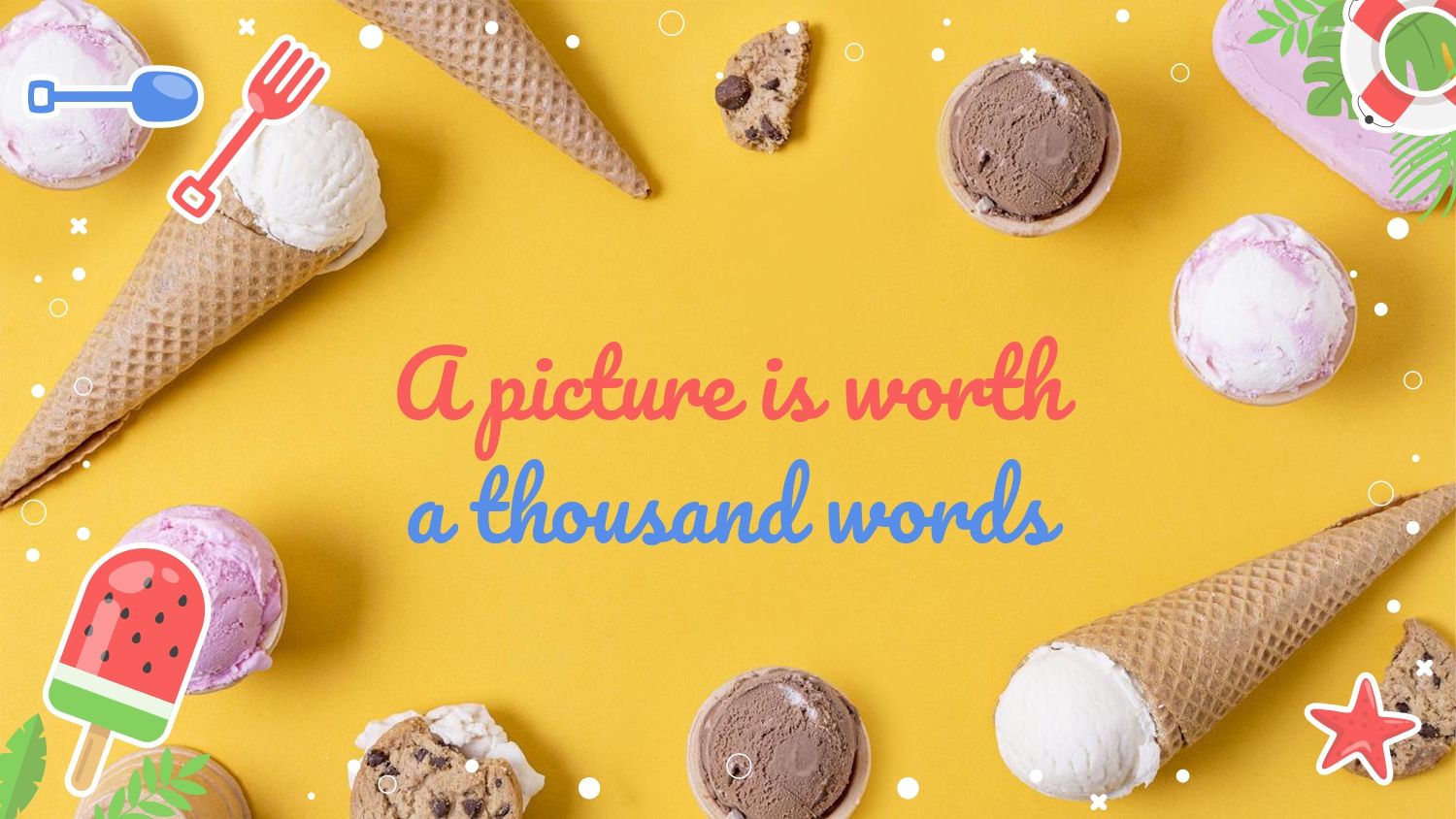 Mes del Helado Plantilla PowerPoint