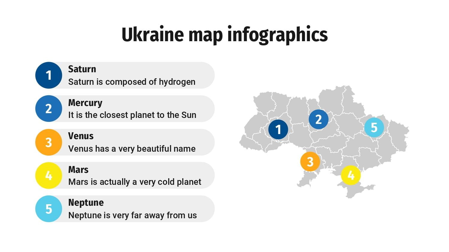 Plantilla PowerPoint Mapa de Ucrania