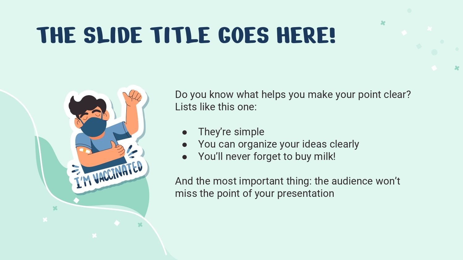 Plantilla PowerPoint a Vacunarse