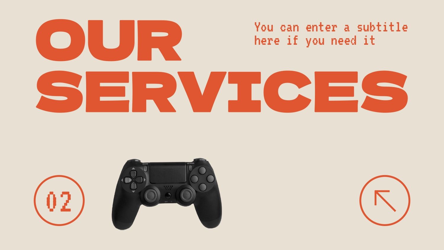 Plantilla PowerPoint de Agencia de Videojuegos