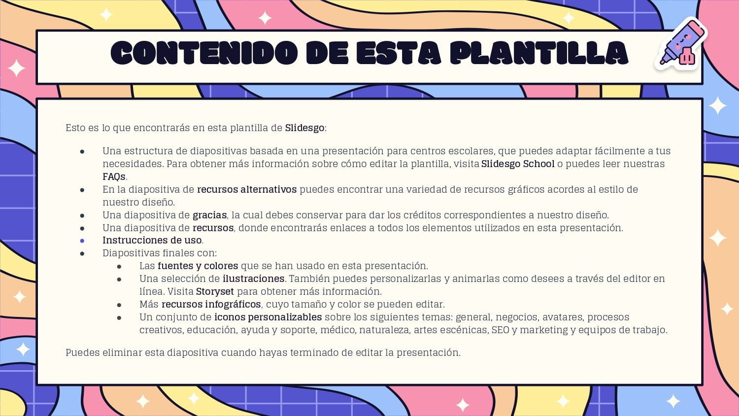 Plantilla PowerPoint de Centro Educativo