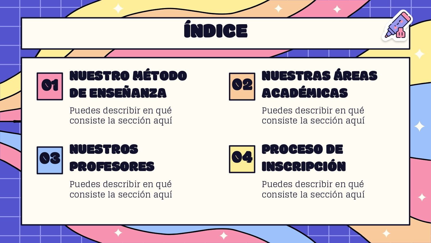 Plantilla PowerPoint de Centro Educativo