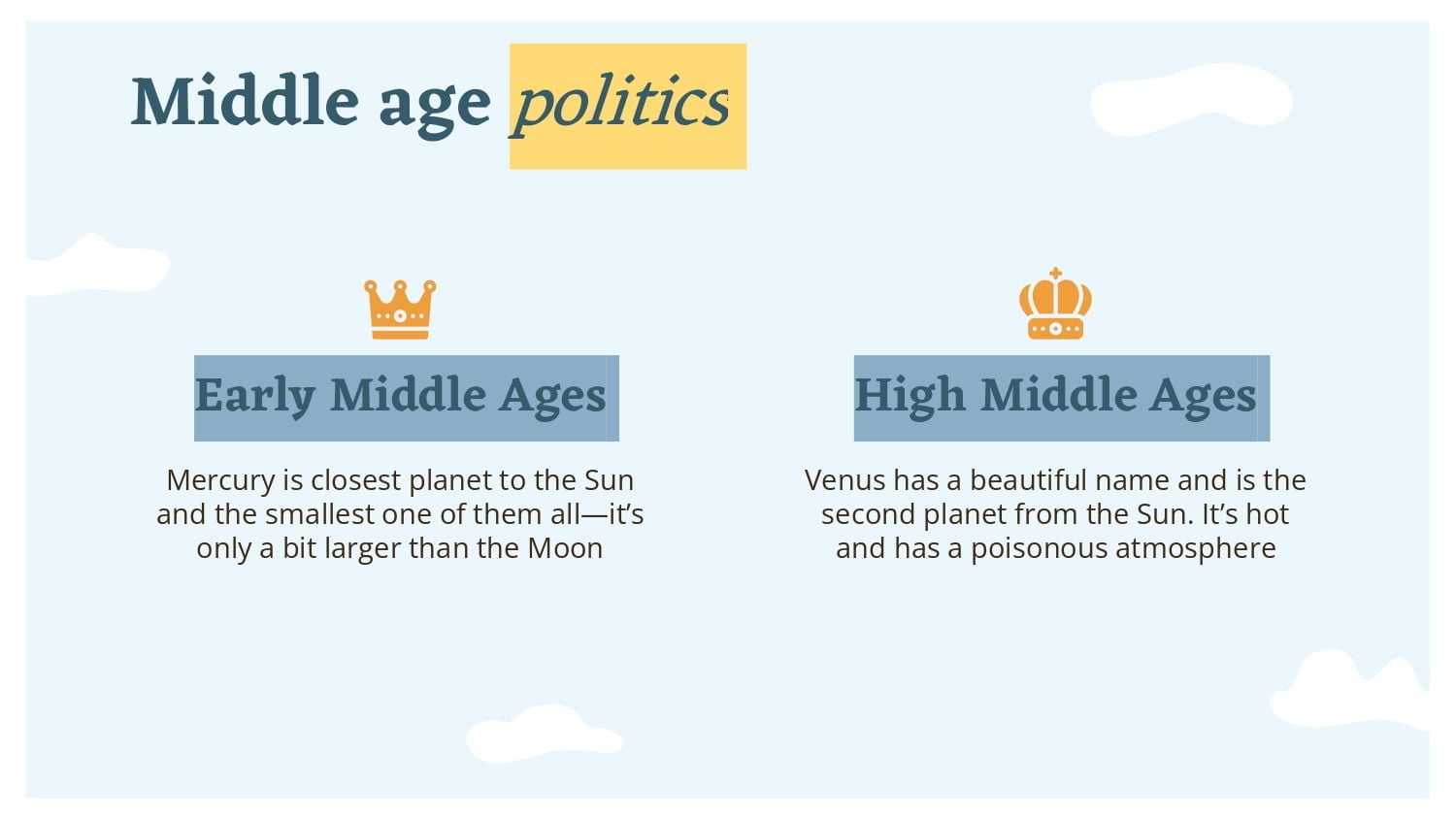 Plantilla PowerPoint de la Europa Medieval