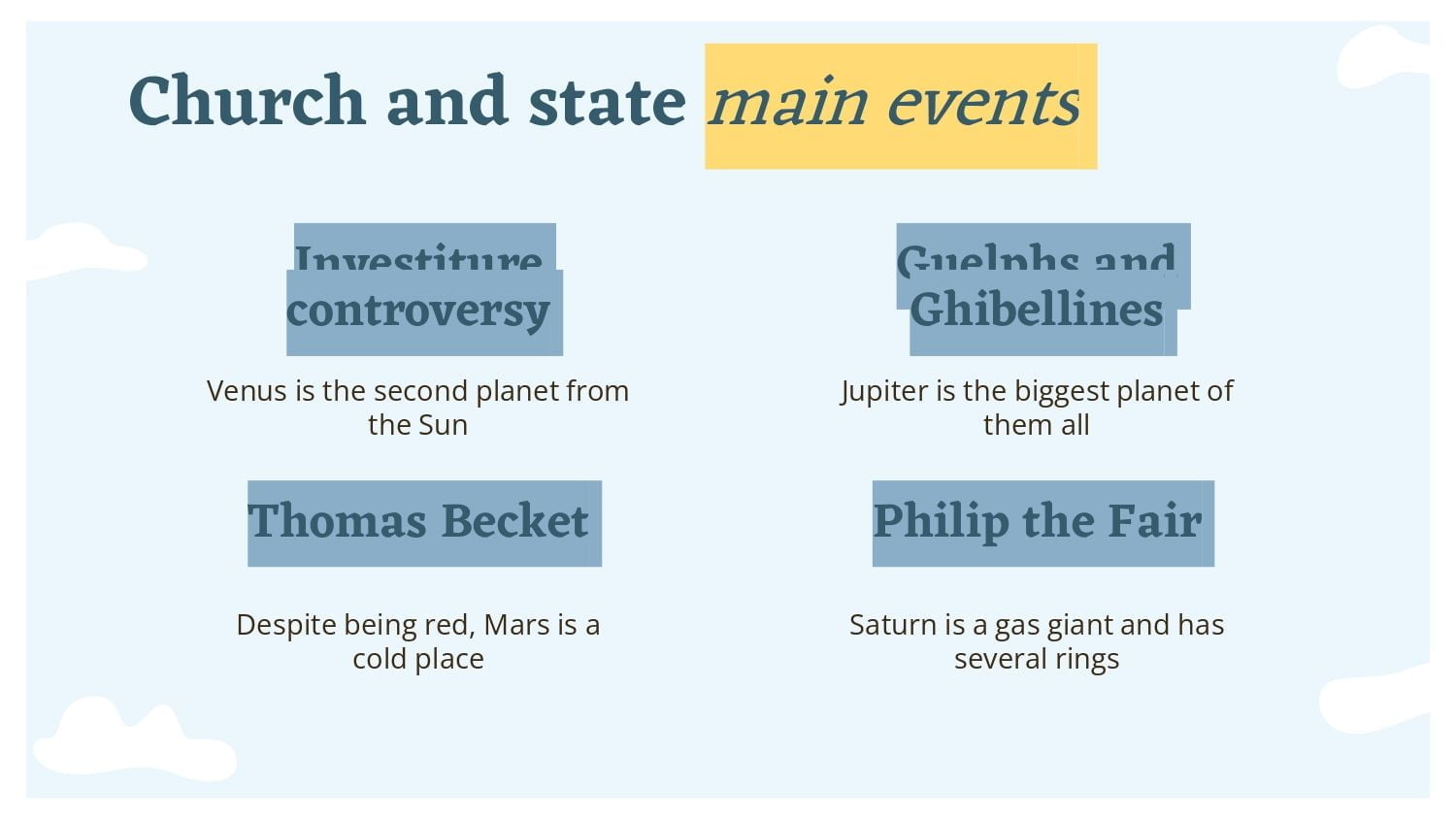 Plantilla PowerPoint de la Europa Medieval