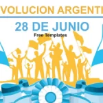 Revolución Argentina Plantilla PowerPoint