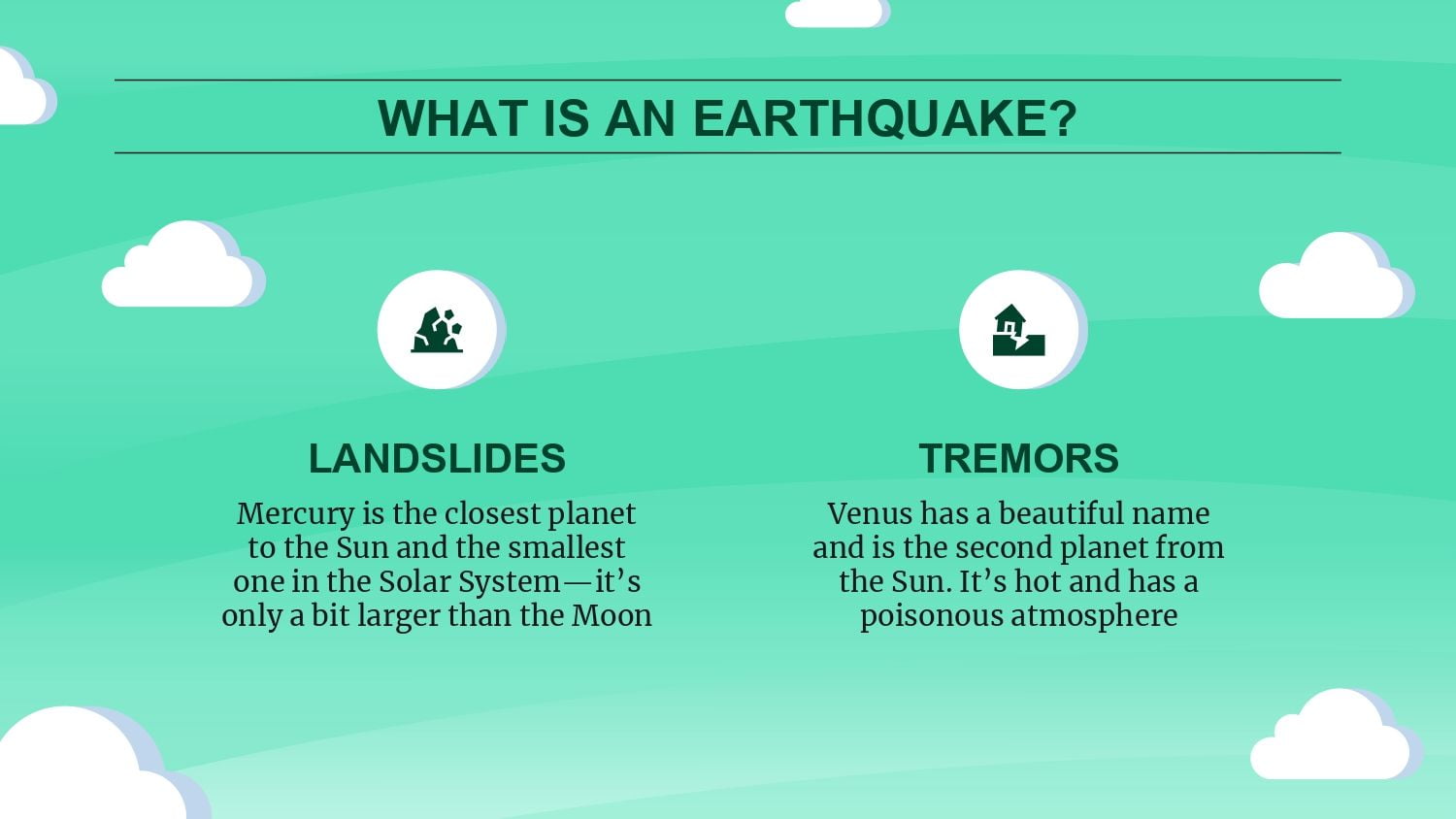Simulacro de Terremoto Plantilla PowerPoint