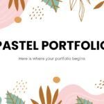Plantilla PowerPoint Pastel Portafolio