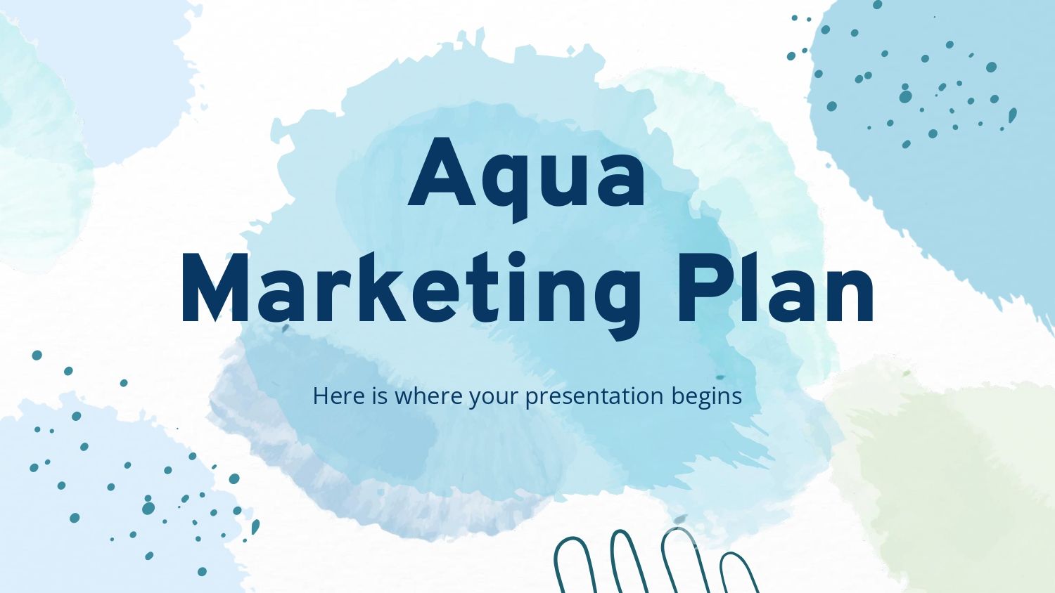 PowerPoint Plan de Marketing Aqua