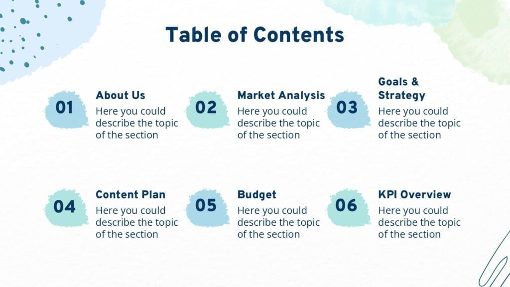 PowerPoint Plan de Marketing Aqua