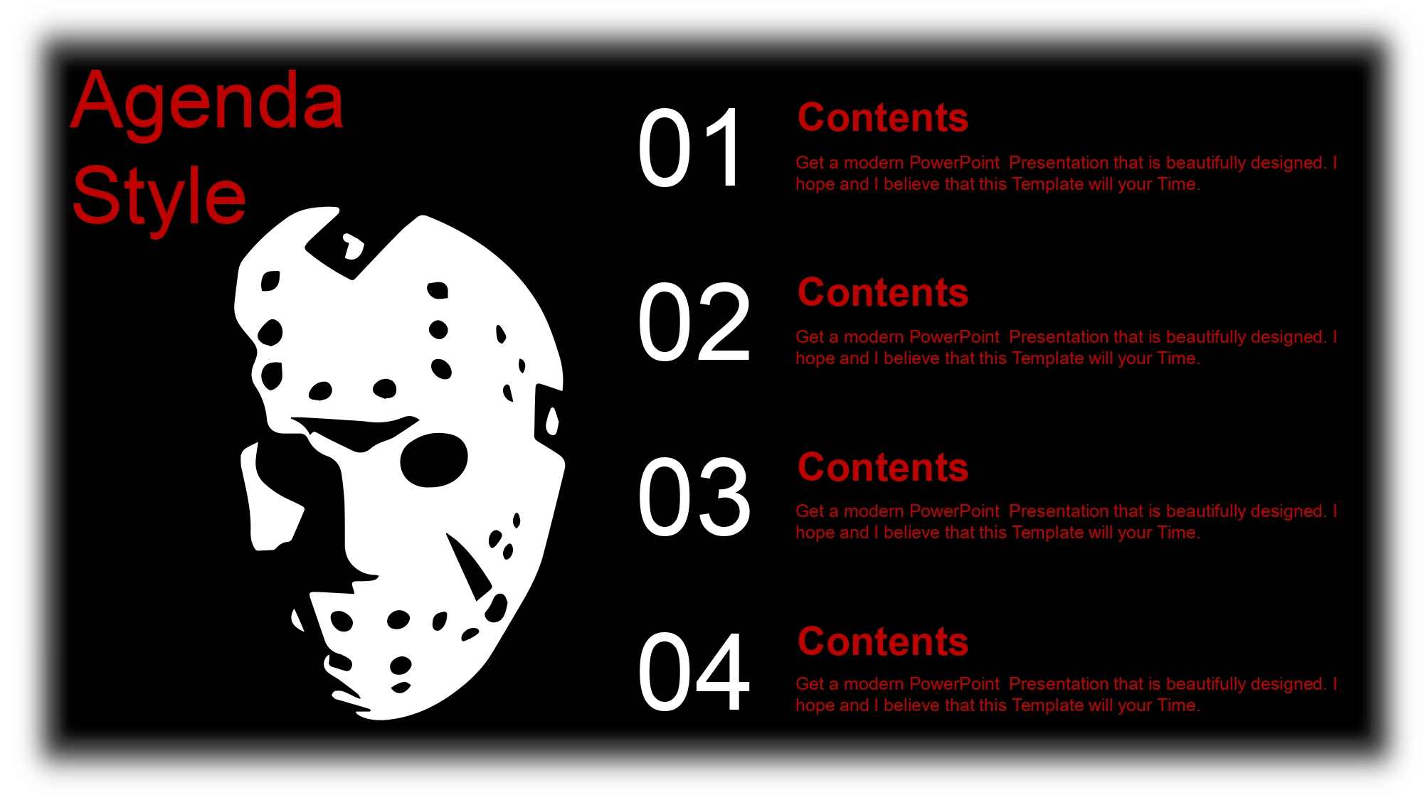 Terror Plantilla PowerPoint
