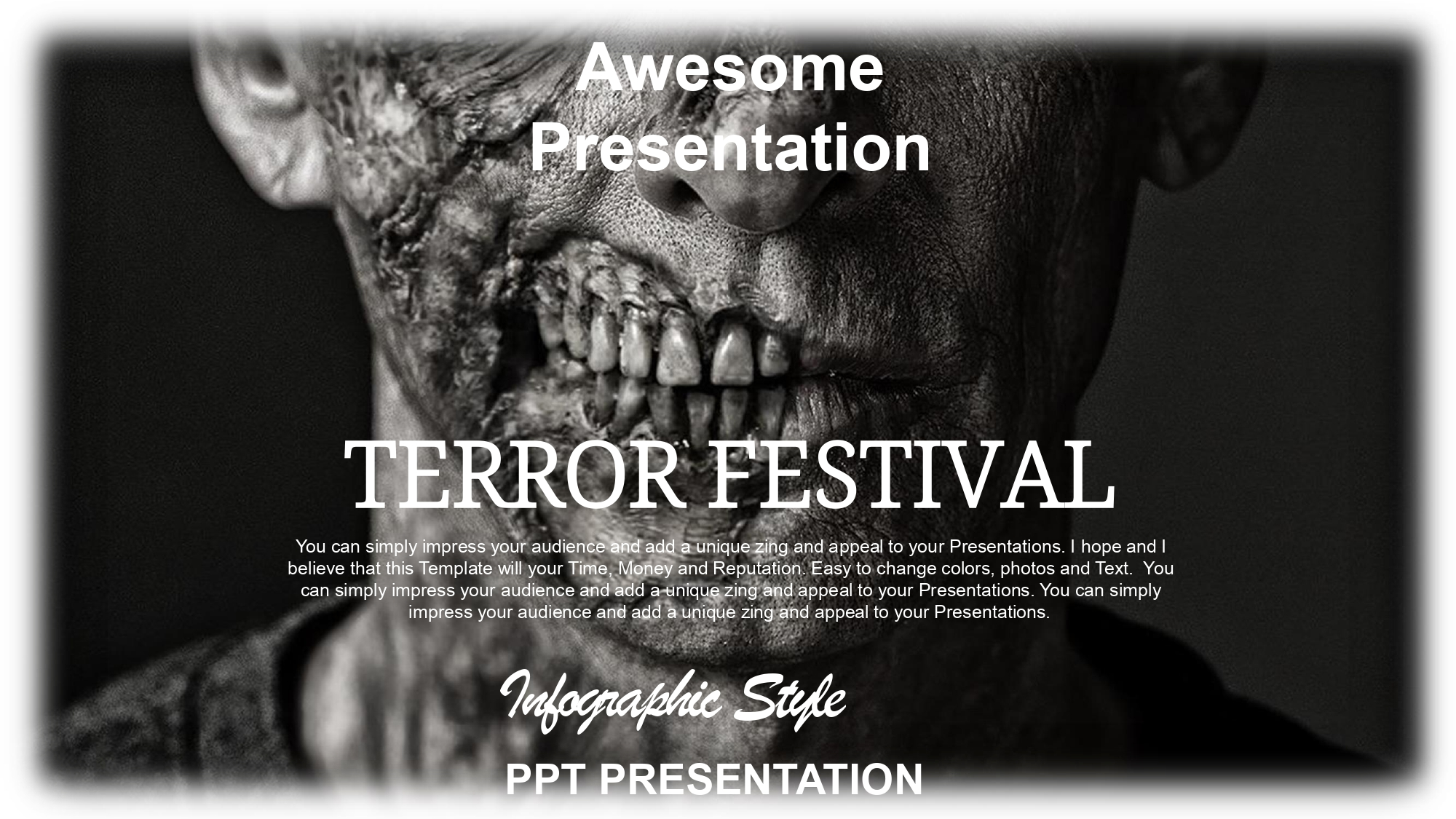 Terror Plantilla PowerPoint