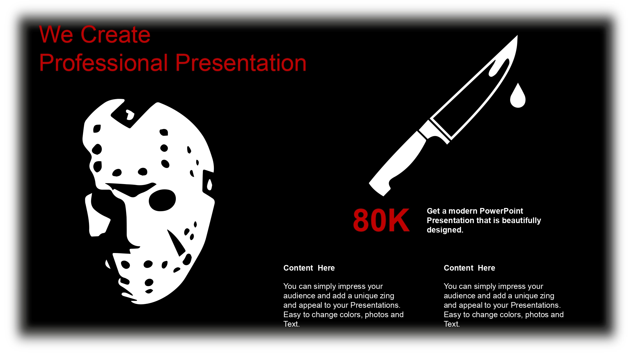 Terror Plantilla PowerPoint