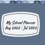Plantilla PowerPoint de Planificador Escolar