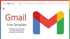 Plantilla PowerPoint Estilo Gmail
