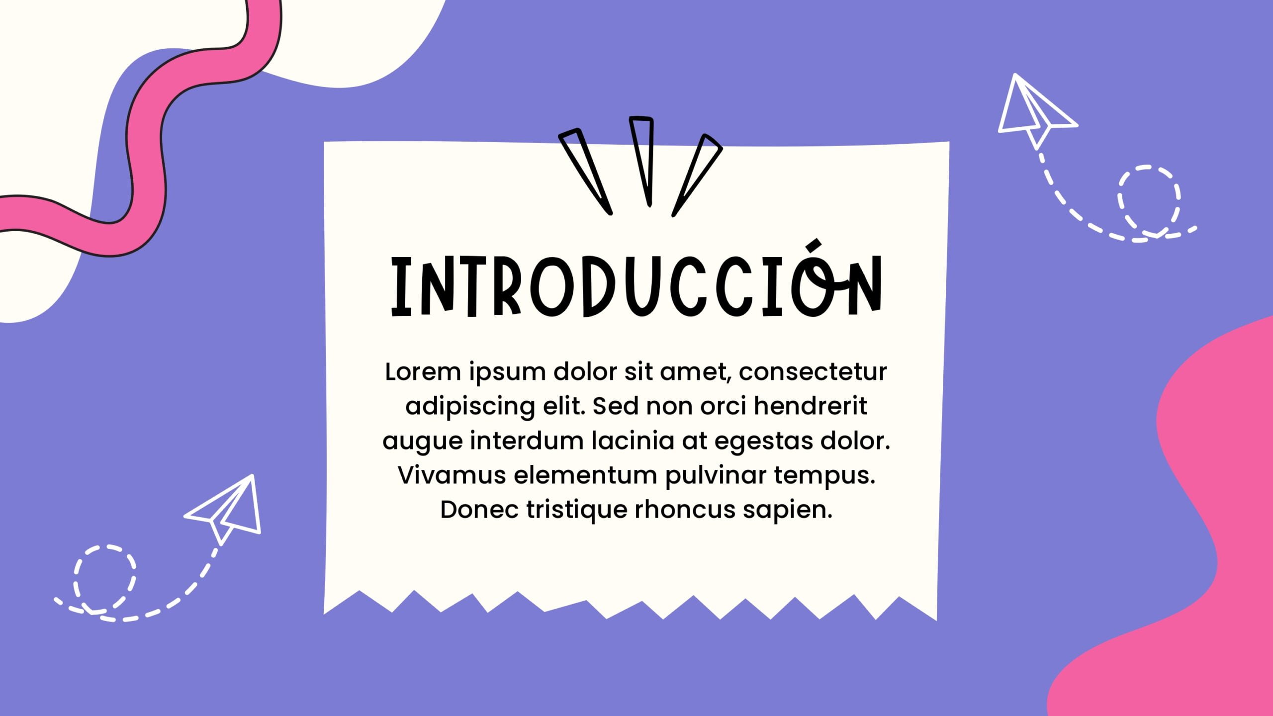 Plantilla PowerPoint de Propuesta de Proyectos para Niños