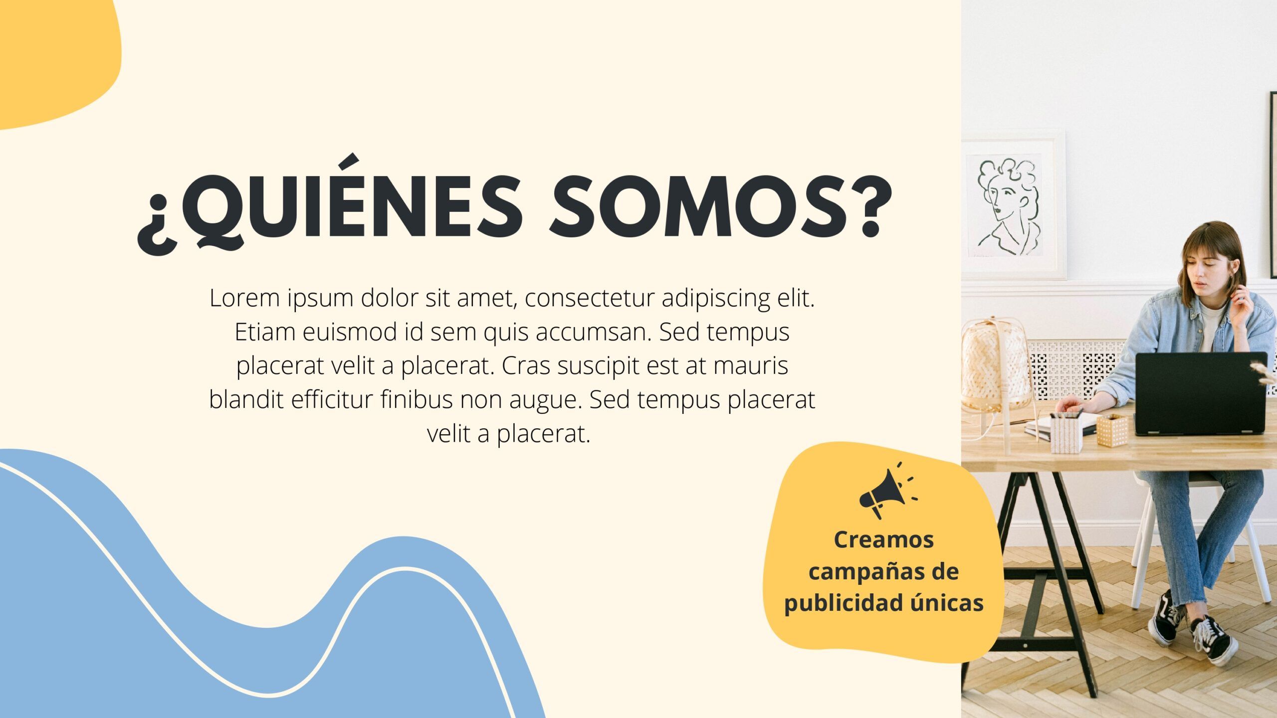 Marketing Formas Orgánicas Plantilla PowerPoint